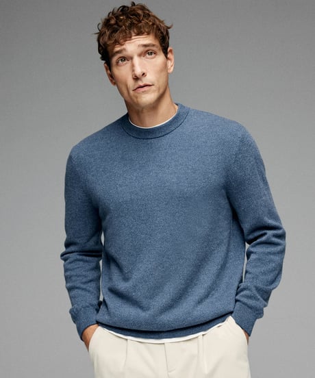 crew neck sweater cashmere 100% /2color　SH2623