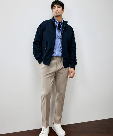 cotton striped shirt /2color　SH2275