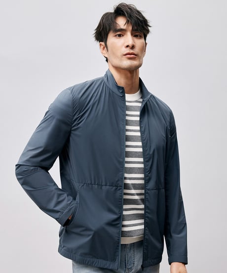 stand collar uv jacket /2color　SH2505