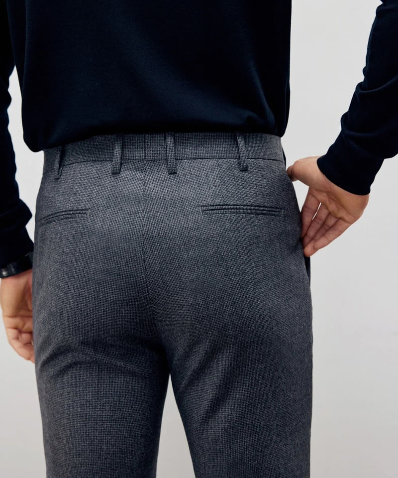 tailored pants wool 100％ SH2162 | SANHEER