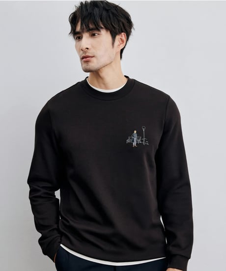modal cotton round neck shirt /3color　SH2315