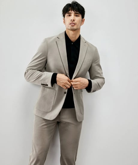 corduroy slim casual jacket /2color　SH2271