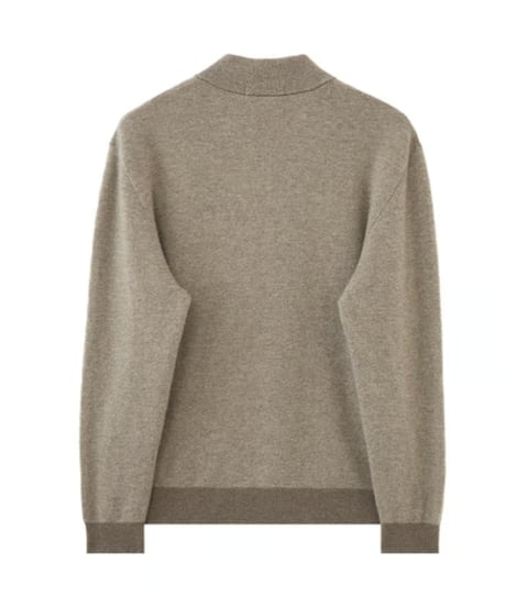 half-zip cashmere sweater　SH2587