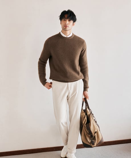 sweater cashmere shirt round neck /2color　SH2576