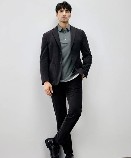 casual pants men's slim stretch /2color　SH2265