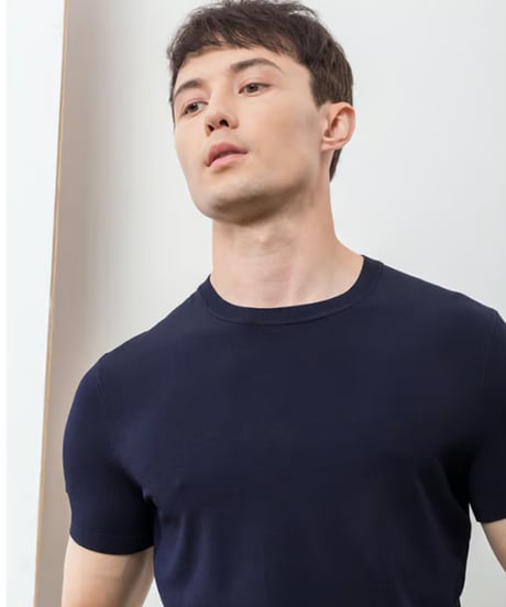 round neck pile t-shirt /6color　SH2419