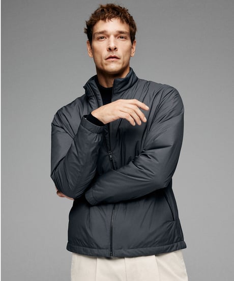 stand collar jacket zipper /2color　SH2650