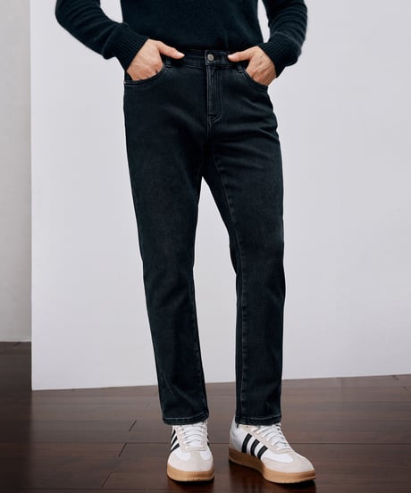 denim pants stretch slim straight fit　SH2579