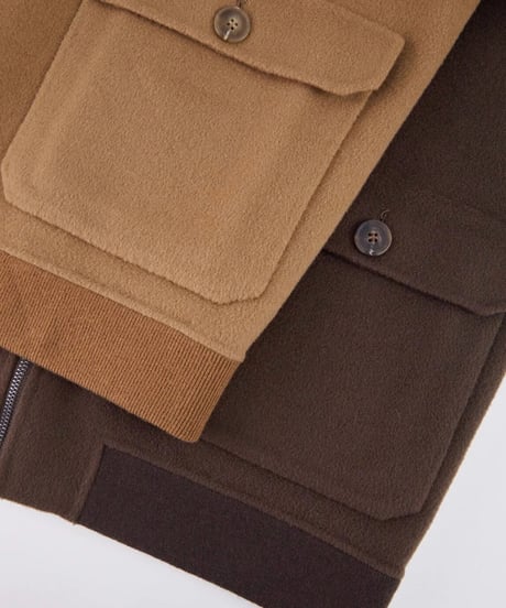 wool stand collar jacket /2color　SH2218