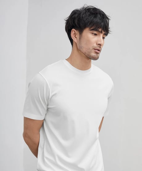 basic round neck t-shirt /4color　SH2519
