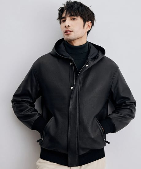 leather jacket sheepskin 100%　SH2327