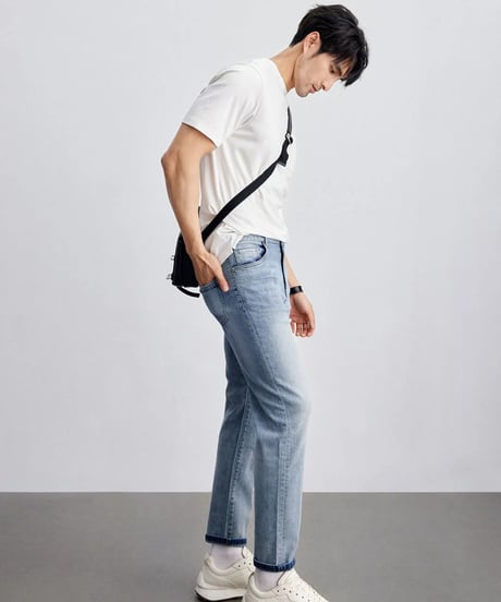 stretch blue wash denim　SH2045
