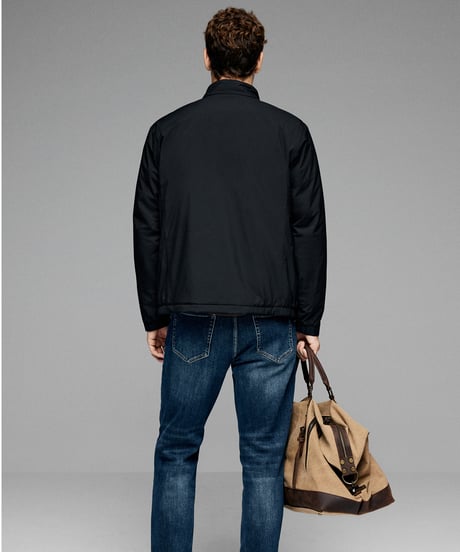 stand collar jacket zipper /2color　SH2650