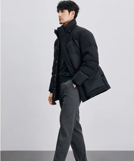 silver fox fur down jacket　SH2410