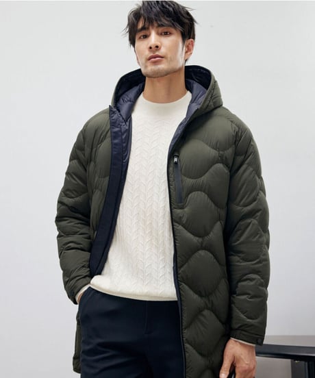 down jacket long /2color　SH2201