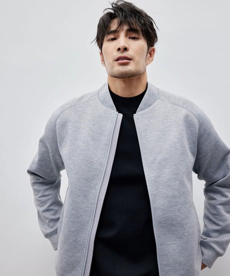 zipper knit jacket /2color　SH2150