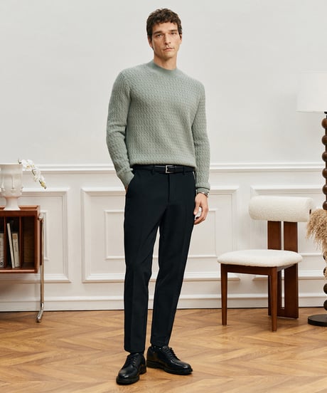 long pants slim straight casual /2color　SH2577