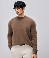 half turtleneck sweater cashmere 80% /2color　SH2570