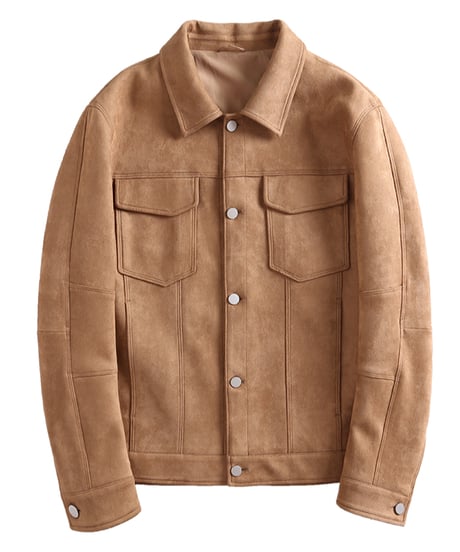 suede casual jacket /2color　SH2423