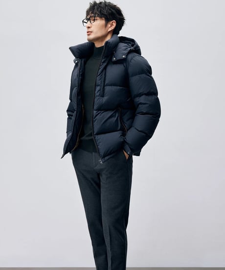 white goose short down jacket　SH2429