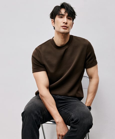 modal cotton basic t-shirt /3color　SH2508