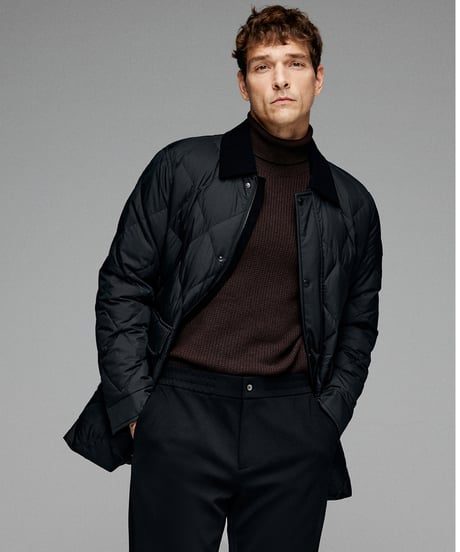 white goose down down jacket /2color　SH2627