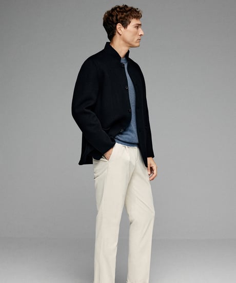 crew neck sweater cashmere 100% /2color　SH2623