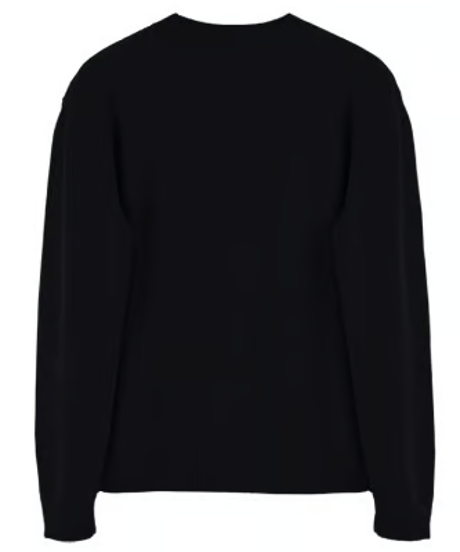 round neck sweater in wool /2color　SH2638