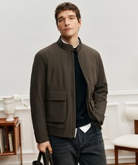 cotton stand-up collar jacket /2color　SH2582