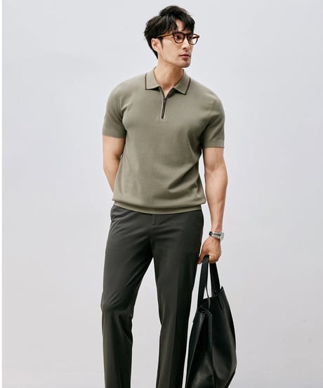 stretch casual cotton pants /2color　SH2537
