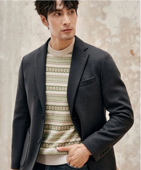 wool casual suit jacket /2color　SH2341