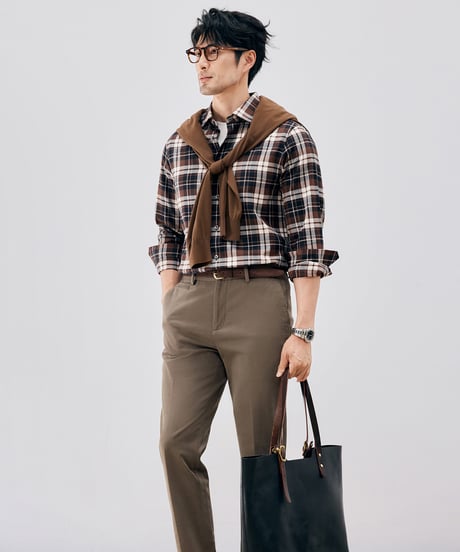 cotton shirt check　SH2654