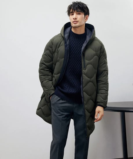 down jacket long /2color　SH2201