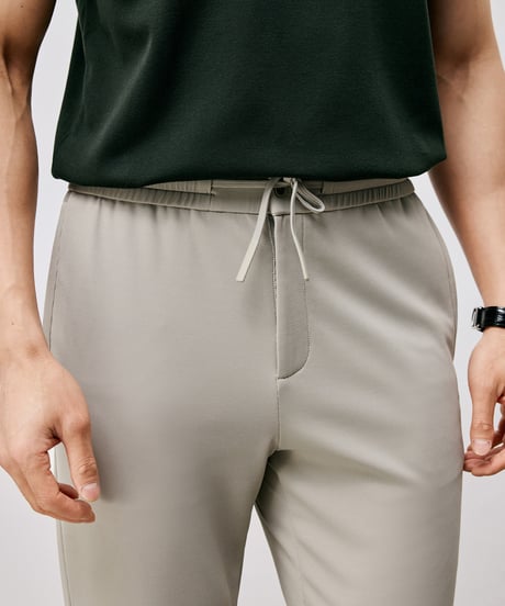 stretch elastic waist pants /2color　SH2496