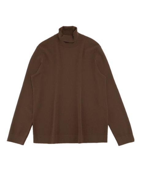 sweater turtleneck cardigan wool thick /5color　SH2572