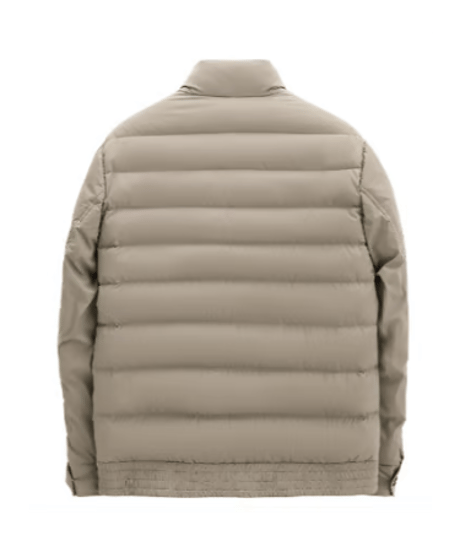 white goose down jacket with stand-up collar　SH2615