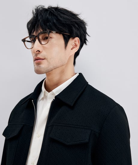jacquard denim jacket  /2color　SH2682