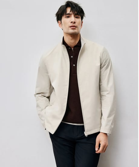 stand collar jacket /2color　SH2446