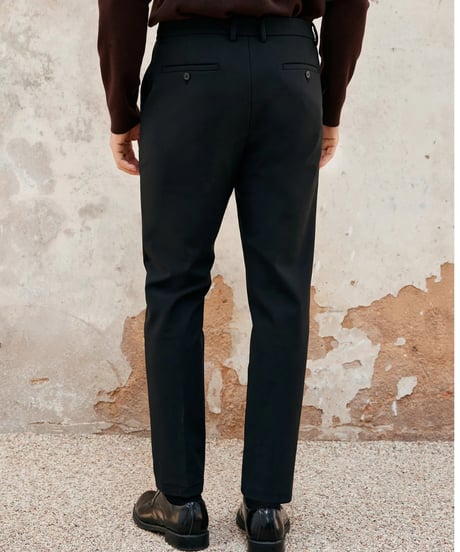 velvet stretch casual pants /2color　SH2389