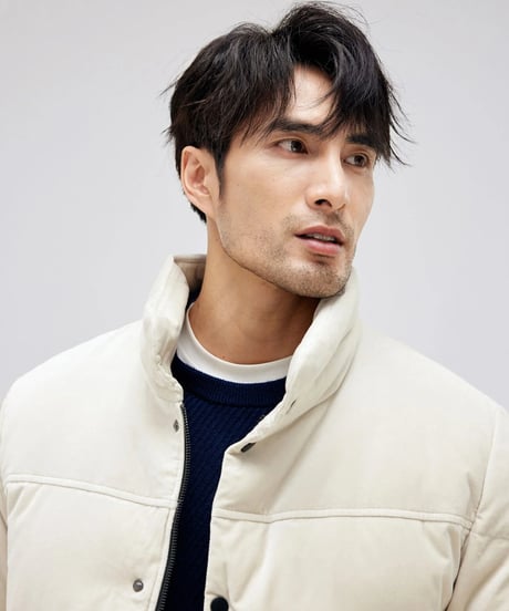 white duck down jacket　SH2157