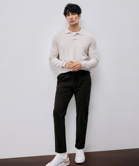 cardigan swallow neck wool /2color　SH2684