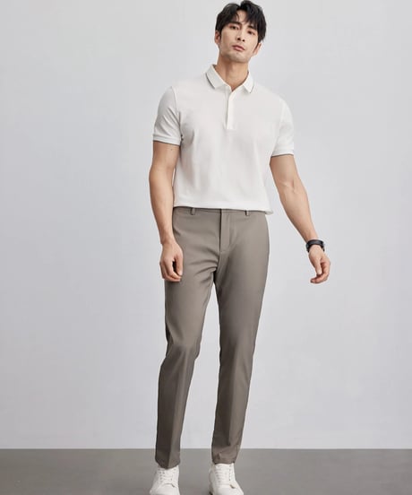 stretch slim casual pants　SH2089