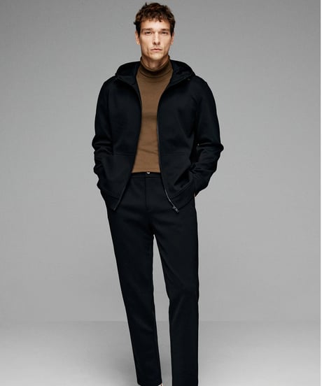 casual pants stretch elastic waist /2color　SH2651