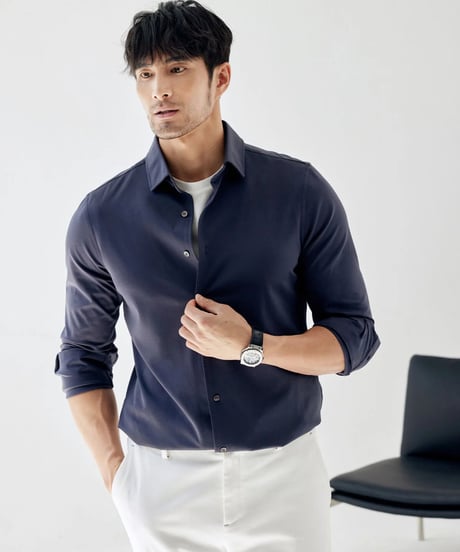 Windsor collar shirt /2color　SH2375
