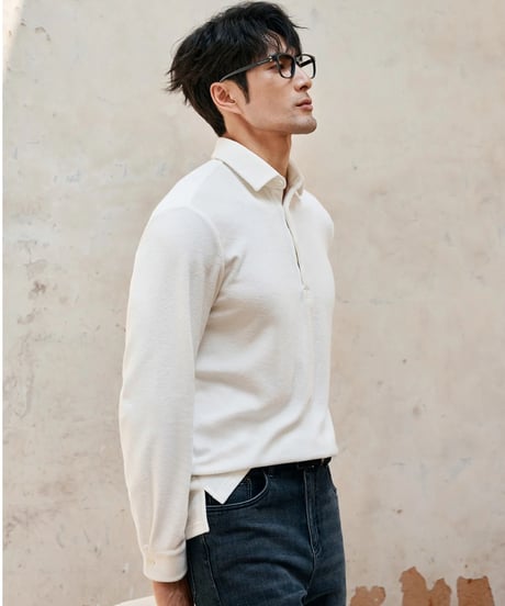 pile lapel shirt /2color　SH2385