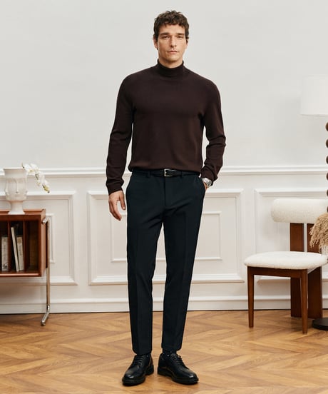 long pants slim straight casual /2color　SH2577