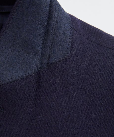 wool herringbone slim casual jacket /2color　SH2239