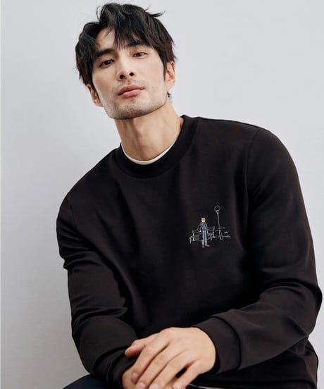 modal cotton round neck shirt /3color　SH2315