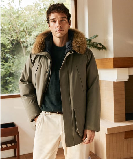 down jacket parka white goose /2color　SH2692