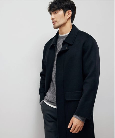 wool round neck sweater /2color　SH2211